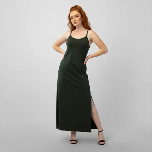 Vestido Maxi com Alcas