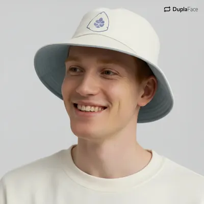 Bucket Hat Branco e Azul