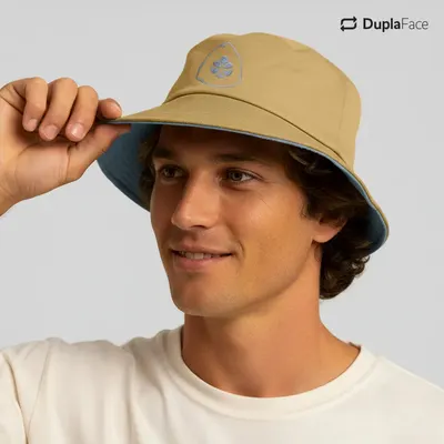 Bucket Hat Caramelo e Azul