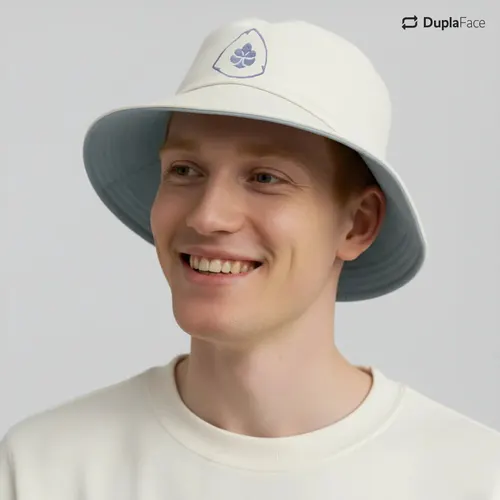 Bucket Hat Branco e Azul