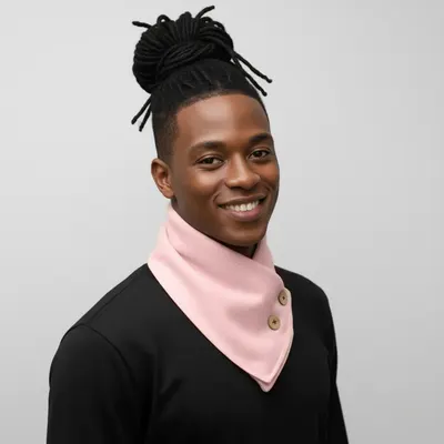 Cachecol Bandana Rosa 2