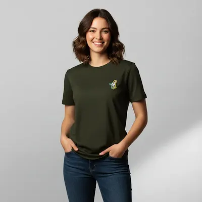 Camiseta Stickers Doguinho BR Feminina