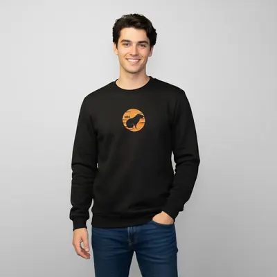 Moletom Capivara Sunset Preto