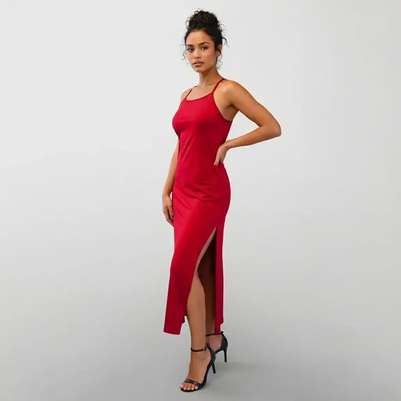 Vestido Maxi com Alcas 2